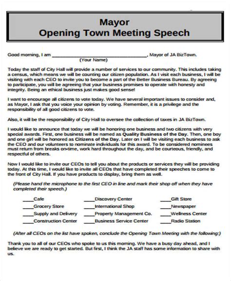 how to introduce a mayor in a speech|City Council Speaking Tips v 3 .